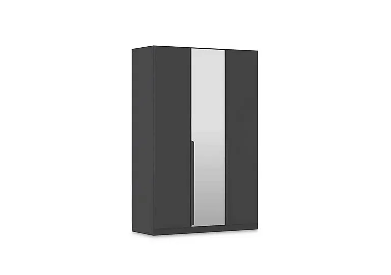 Leon 136cm 3 Door Hinged Décor Wardrobe with Mirror Door