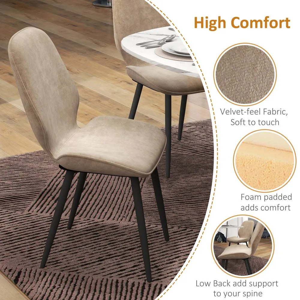 HOMCOM Dining Table Set, Folding Kitchen Table with Storage, 2 Chairs in Natural 6