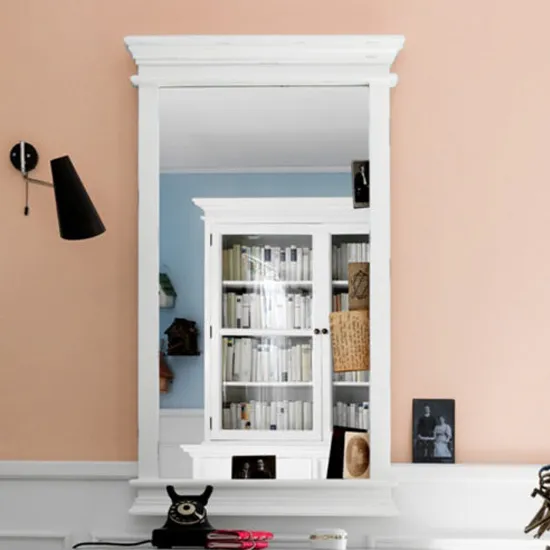 Allthorp Portrait Bedroom Mirror In Classic White