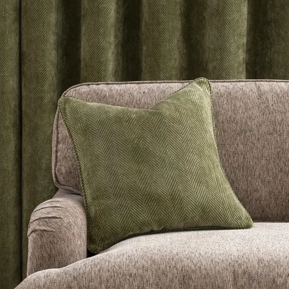 Soft Chenille Herringbone Cushion 1