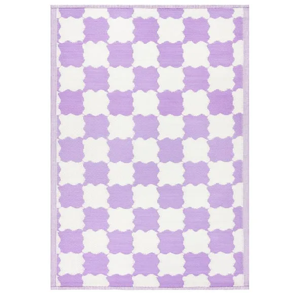 Furn. Checkerboard Indoor Outdoor Rug 5