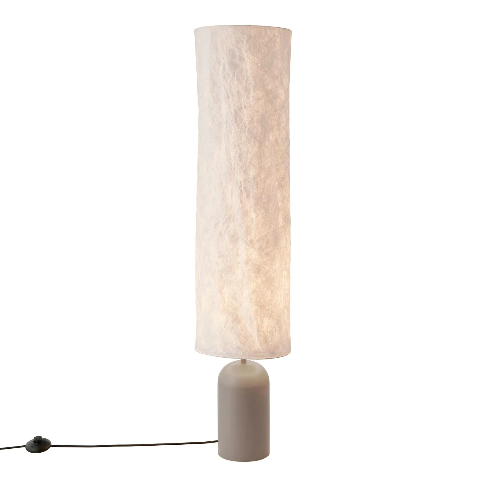 Nordlux Talli Floor Lamp Brown Tyvek Livingroom E27 Switch