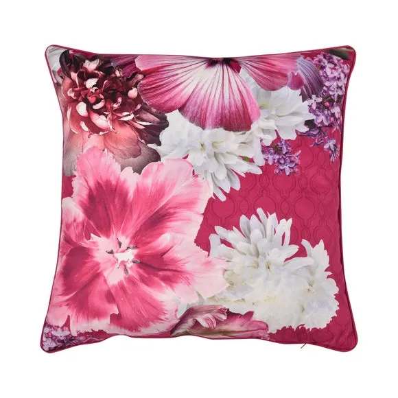 Laurence Llewlyn-Bowen Mayfair Lady Floral Square Filled Cushion 3