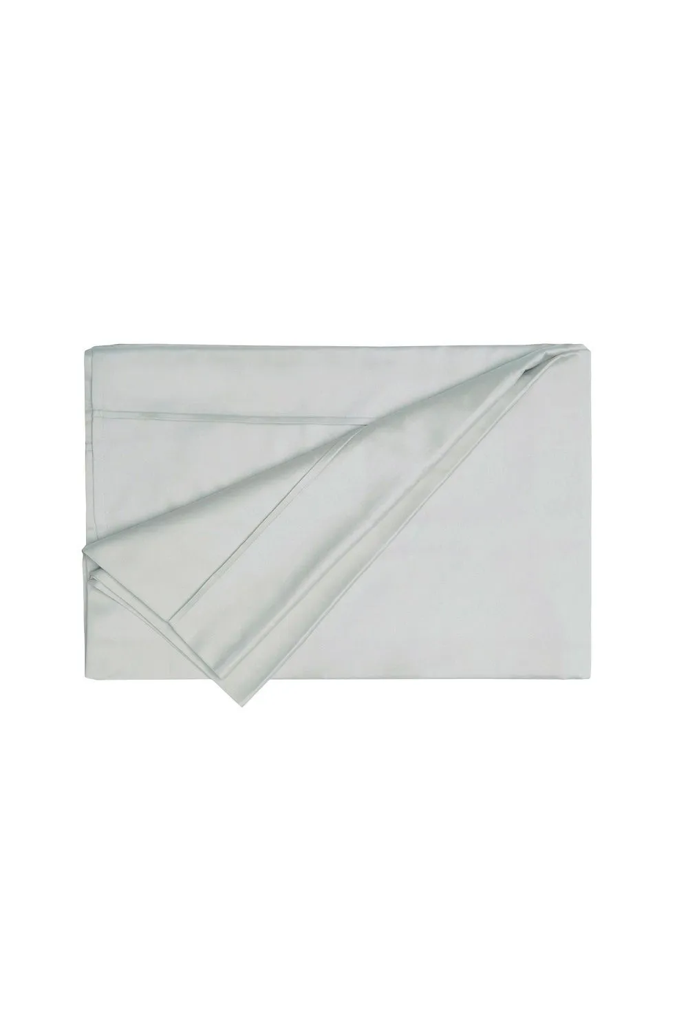 Belledorm Pima Cotton Sateen 450 Thread Count Flat Sheet in Light Grey 1