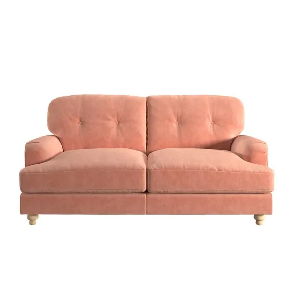 Martha Vintage Velvet 2 Seater Sofa 2