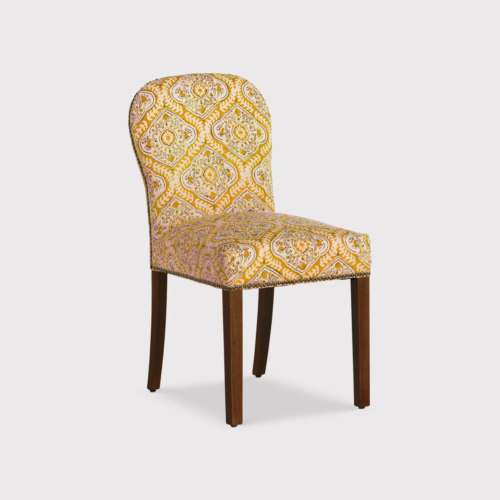 Gable X Linwood Dining Chair, Green Fabric | Barker & Stonehouse 1