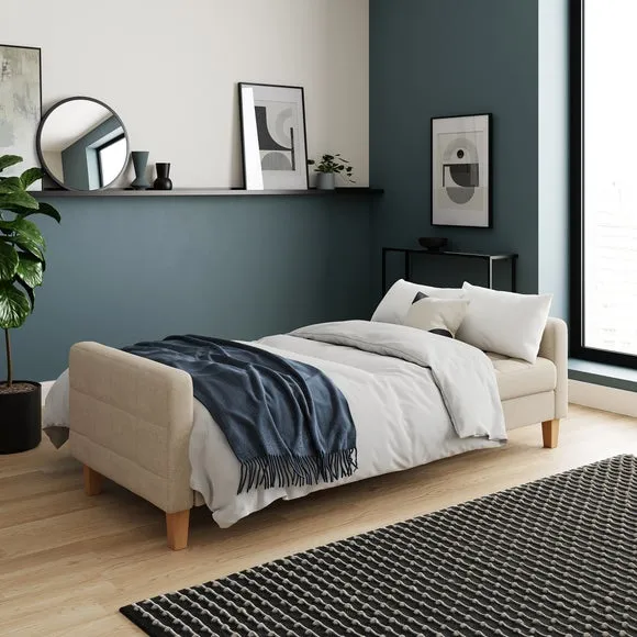 Harlow Flatweave Storage Double Sofa Bed 2