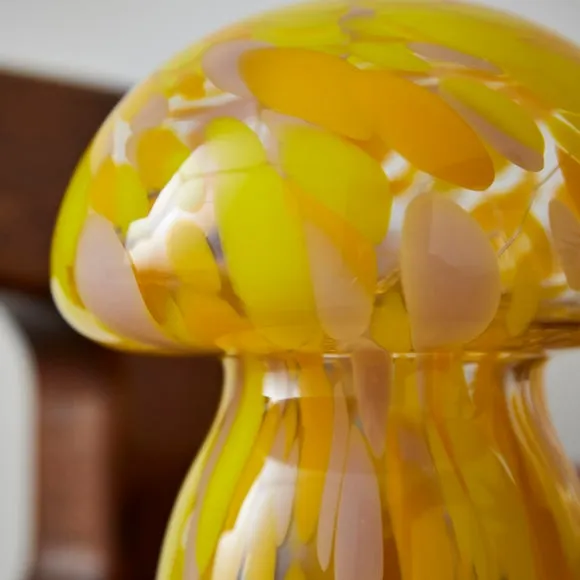 Mini Mushroom Glass LED Table Lamp 3