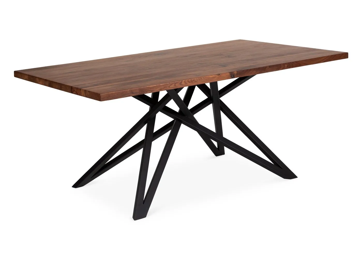 Heal's Vienna Dining Table 280x100cm Oiled Walnut Straight Edge Filled 1