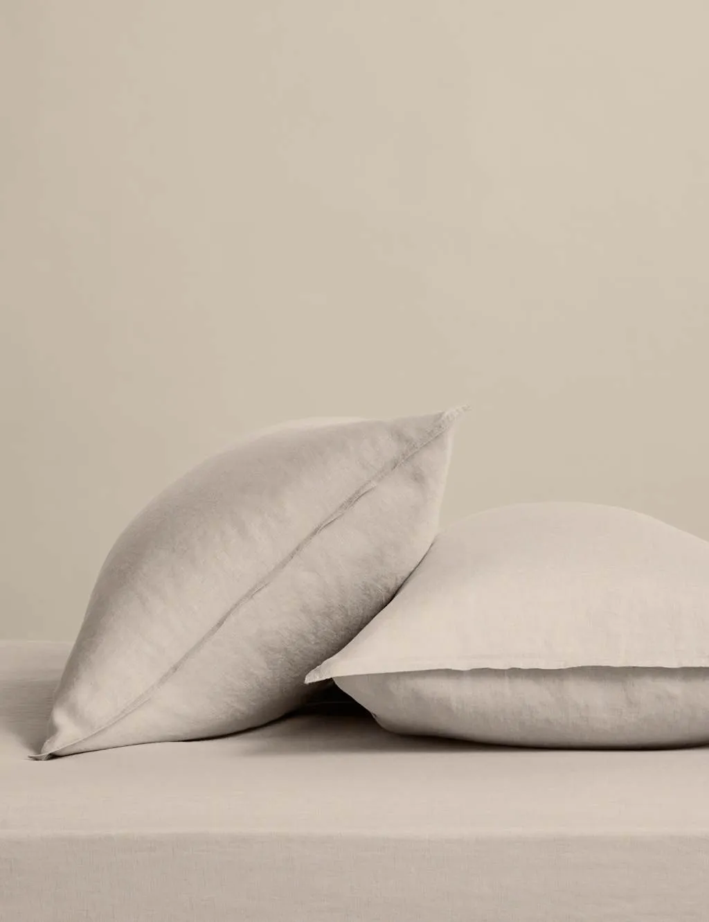 M&S 2 Pack Pure Linen Standard Pillowcases Linen