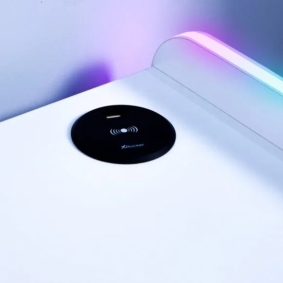 X Rocker Electra Bedside Table with Wireless Charging and LED Lights 5