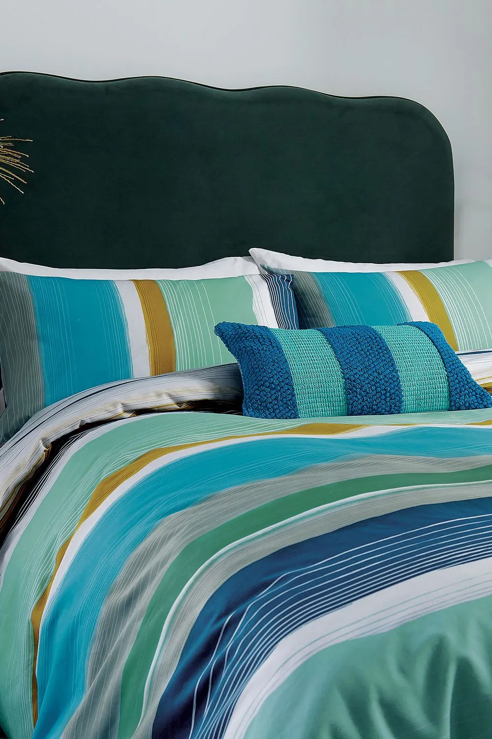 Helena Springfield 'Carrie' Cotton Duvet Cover Set in Blue 2