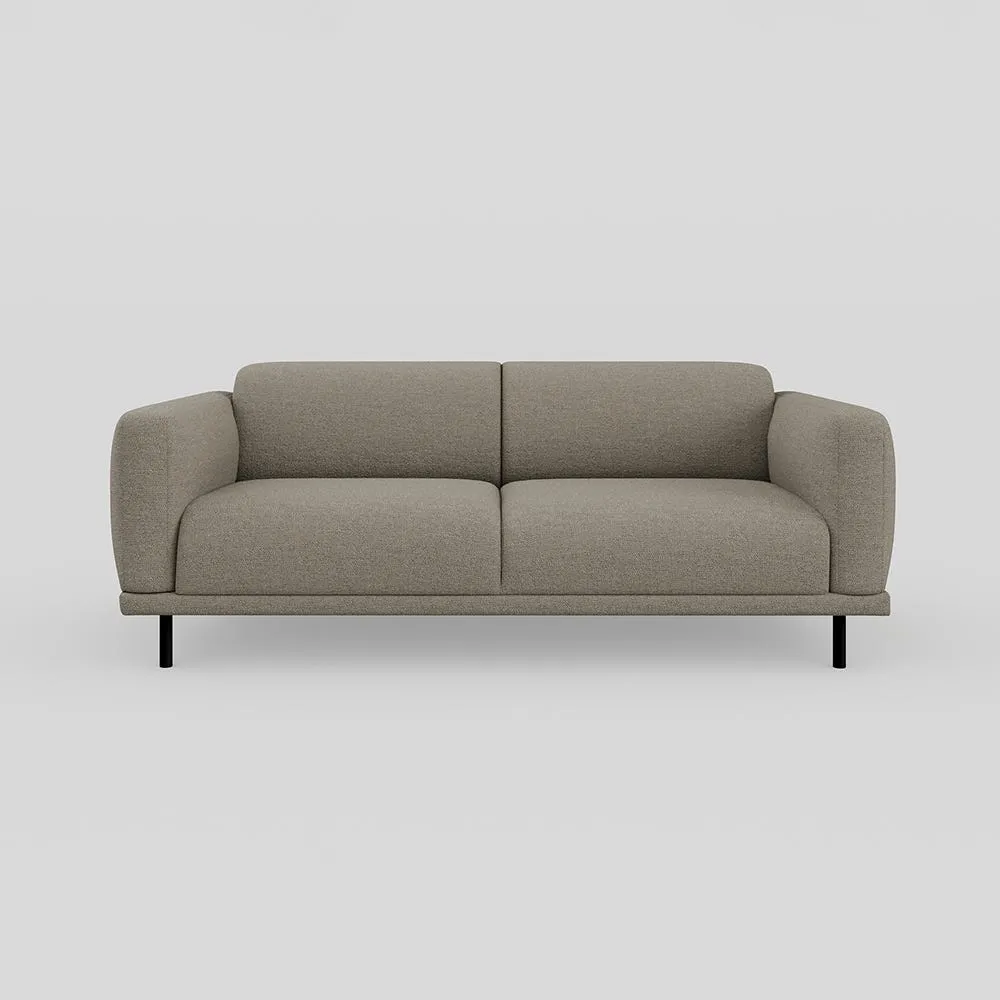 Heal's Harri 3 Str Sofa Broadweave Pebble 1
