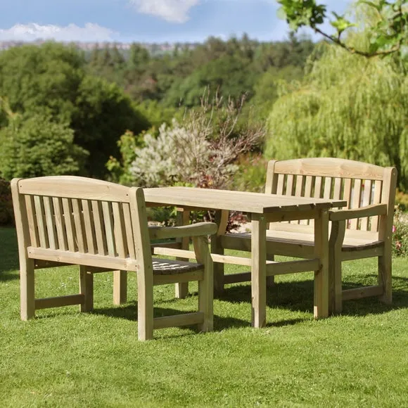 Emily 4 Seater Rectangle Dining Set 3