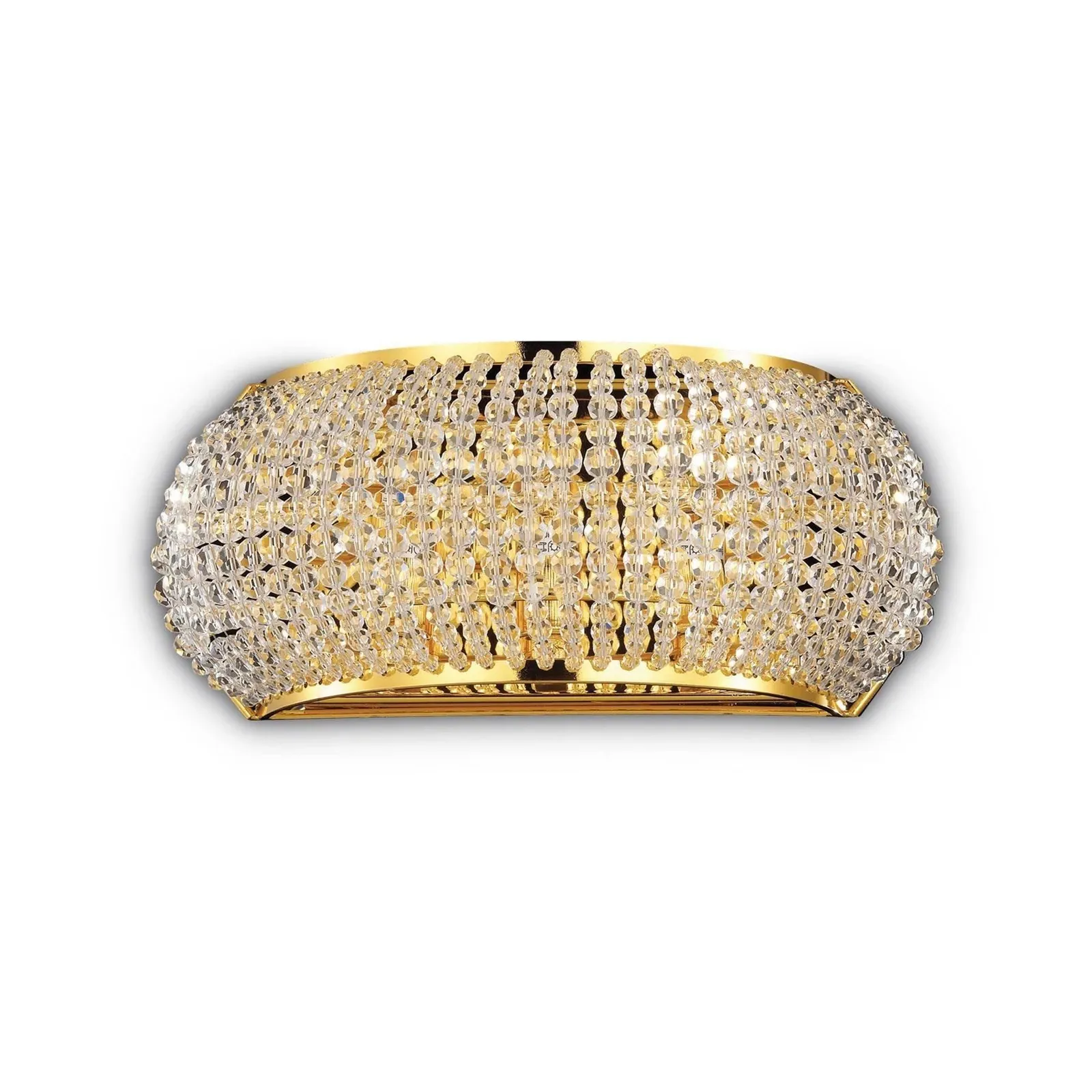 Netlighting Pasha' 3 Light Wall Light Gold