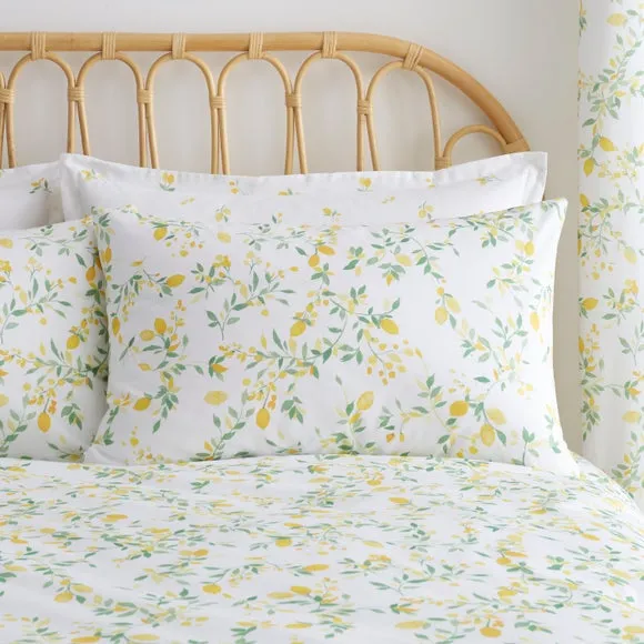 Evie Lemons 100% Cotton Duvet Cover & Pillowcase Set 2