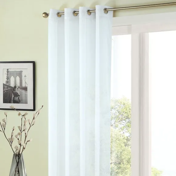 Sheer Elegance Eyelet Single Voile Panel 1