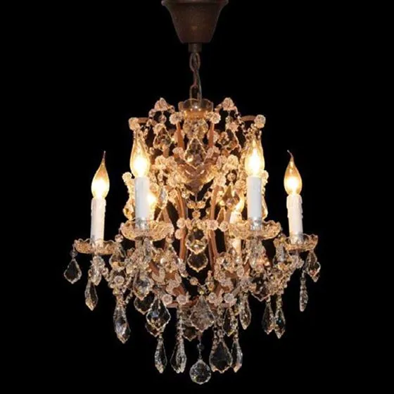 Timothy Oulton Crystal Small Chandelier Metal | Barker & Stonehouse