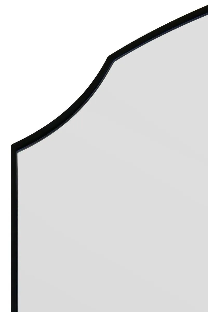 MirrorOutlet Black Edged Dual Arch Curved Edge Wall Mirror 47"x31" (120 X 80cm) 4