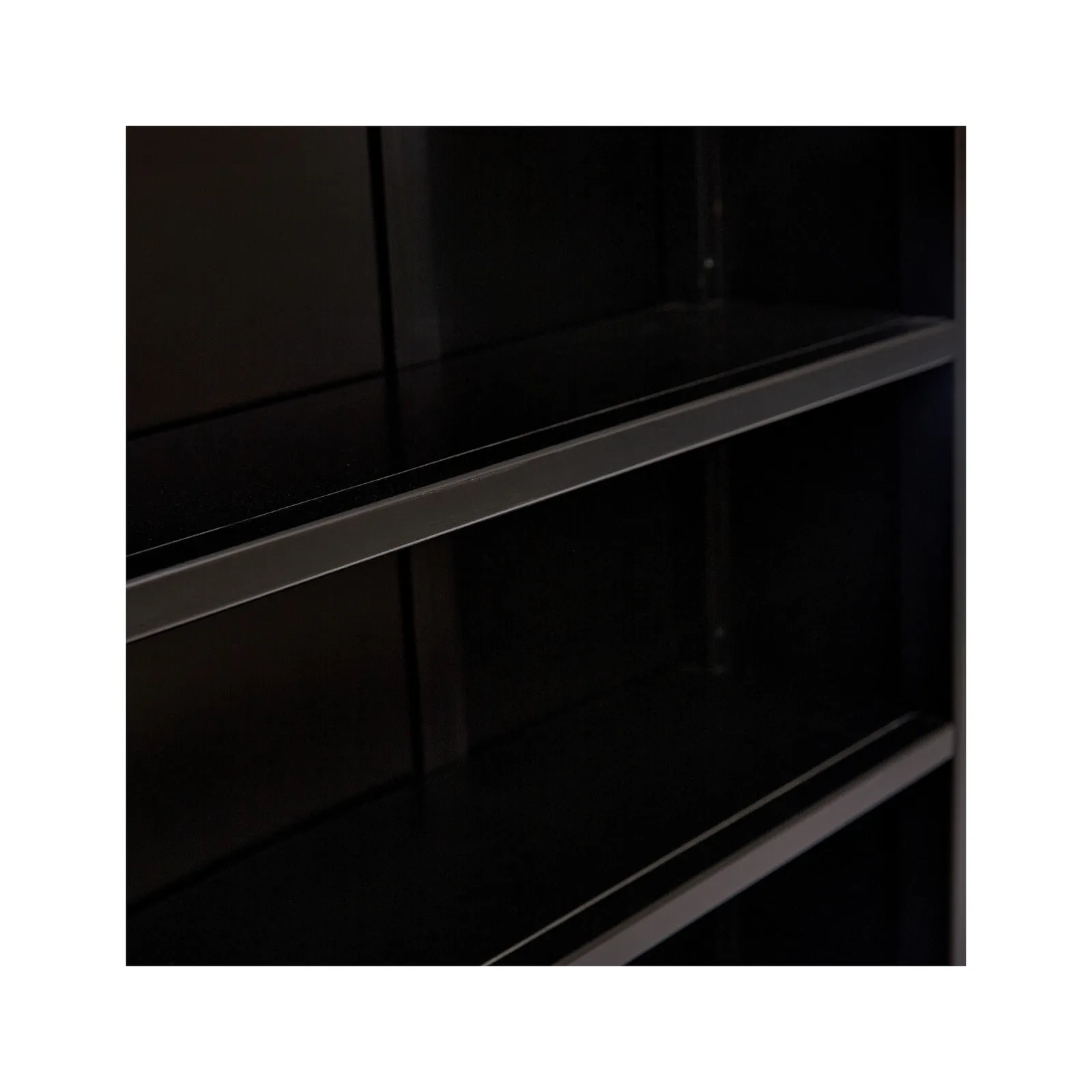 Cabinet Bits Palazzi 3 Tier Bookcase H97 W89 D25cm in Black 6