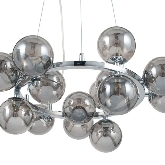 Vecchio Glass Ball 15 Light Ceiling Light 4