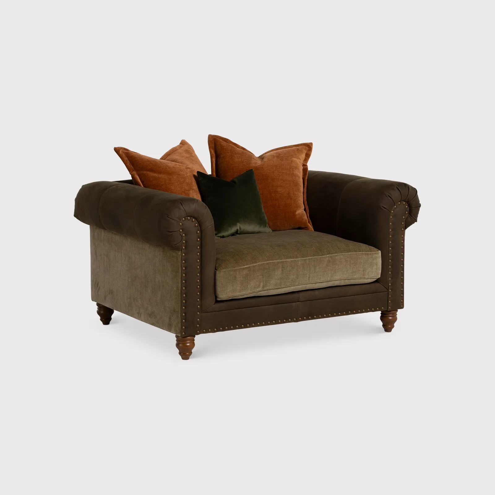 Pomeroy Snuggler, Brown Fabric | Barker & Stonehouse