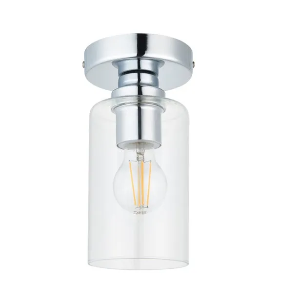 Fryer Bathroom Flush Ceiling Light 6