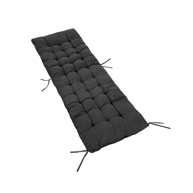 Smart Living Outdoor Seat Cushion with Thick Padding for Maximum Comfort & Support in Black