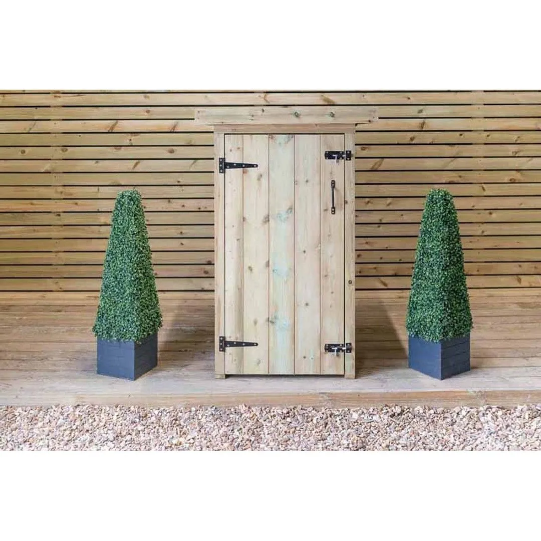 Buttercup Farm Gisburn Garden Store Small - Timber - L96 x W89 x H123 cm in Brown 3