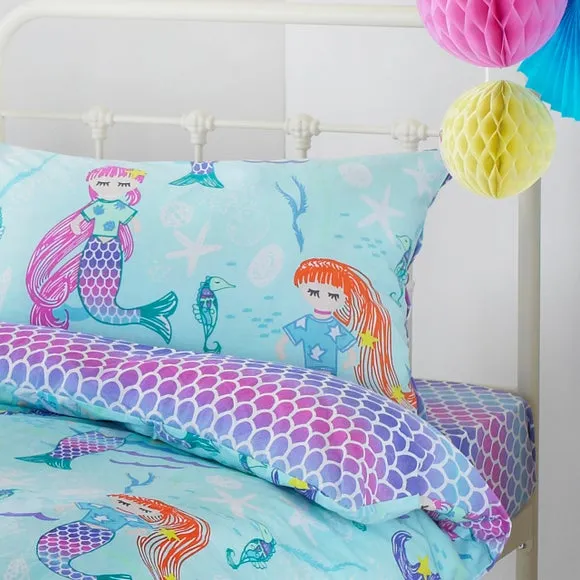 little furn. Mermaid Duvet Cover & Pillowcase Set 2