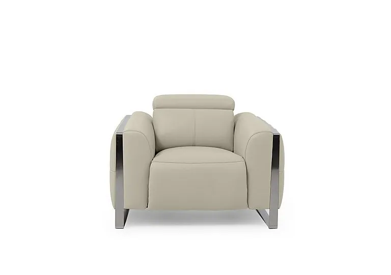 Gisella Leather Chair - Bone China