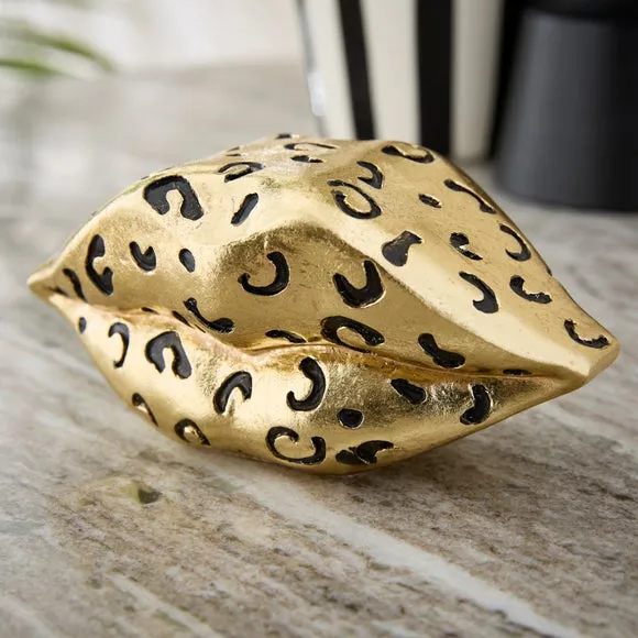 Leopard Print Lips Ornament 2