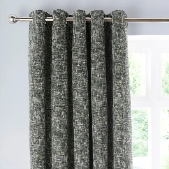 Everson Boucle Eyelet Curtains 1
