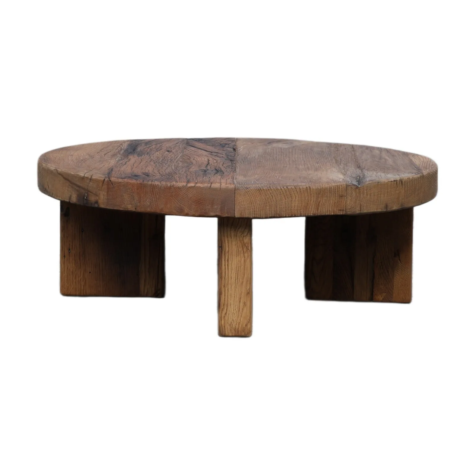 Sark Coffee Table 90X90X32Cm, Round, Brown Oak | Barker & Stonehouse 6