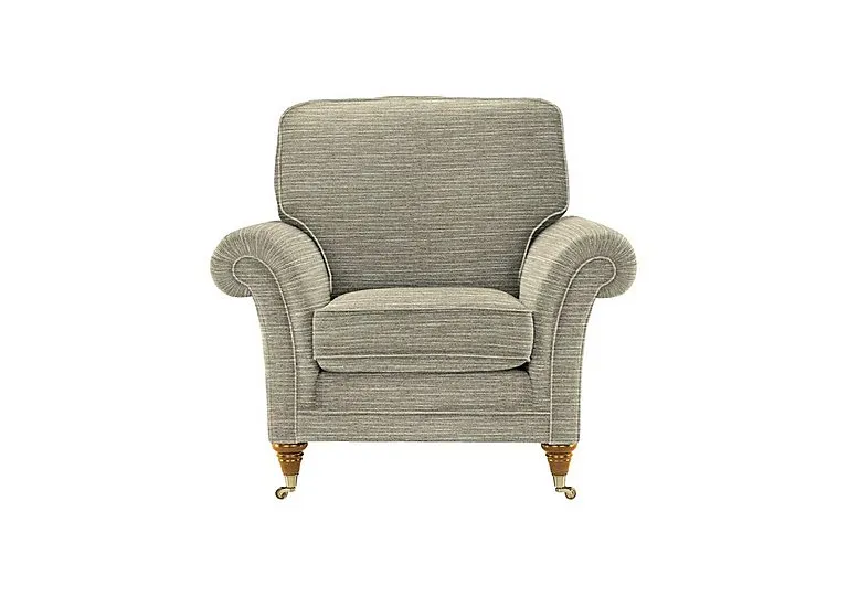 Burghley Fabric Armchair - Matteo Duck Egg