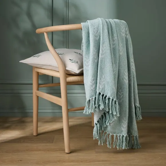 Harper Stem Woven Throw Blanket 130cm x 180cm