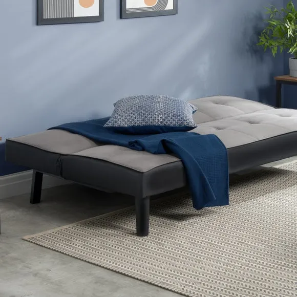 Aurora Velvet Double Sofa Bed 2