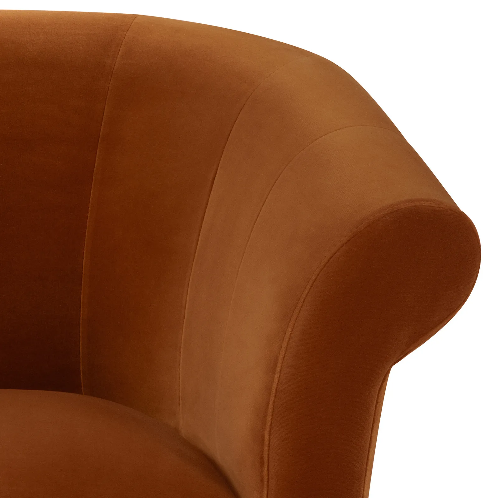 Lilou Trumpet Armchair With Fringe, Red Velvet | Barker & Stonehouse 5