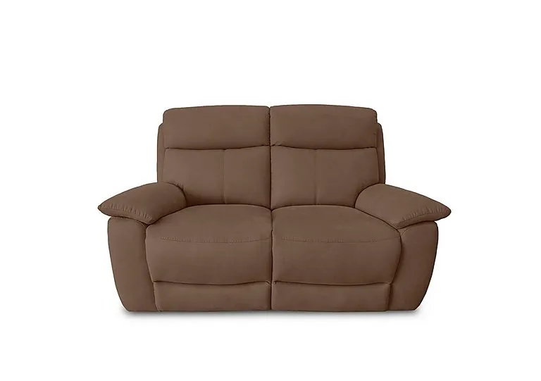 Echo Fabric 2 Seater Power Recliner Sofa - Hazelnut