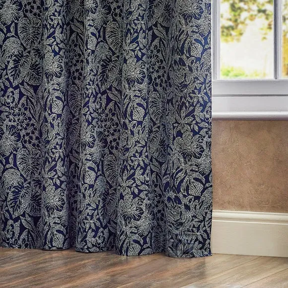 Bali Midnight Eyelet Curtains 5
