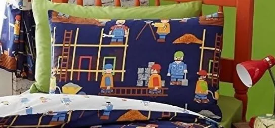 Portfolio Home Building Site Colourful Children Duvet Cover 2