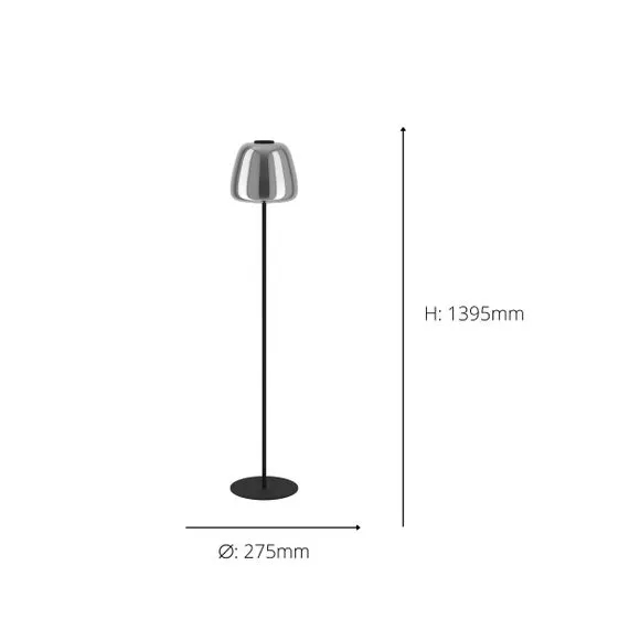 EGLO Alfero-Z Smart Colour Changing Floor Lamp 3