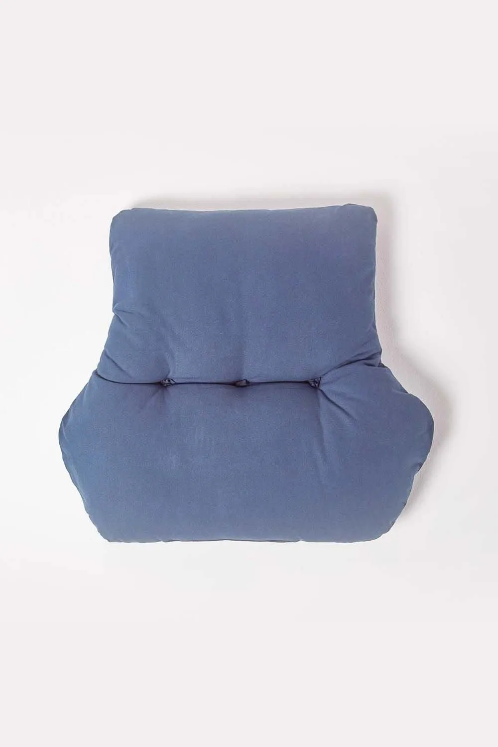 Homescapes Cotton Back Support Cushion in Navy 3