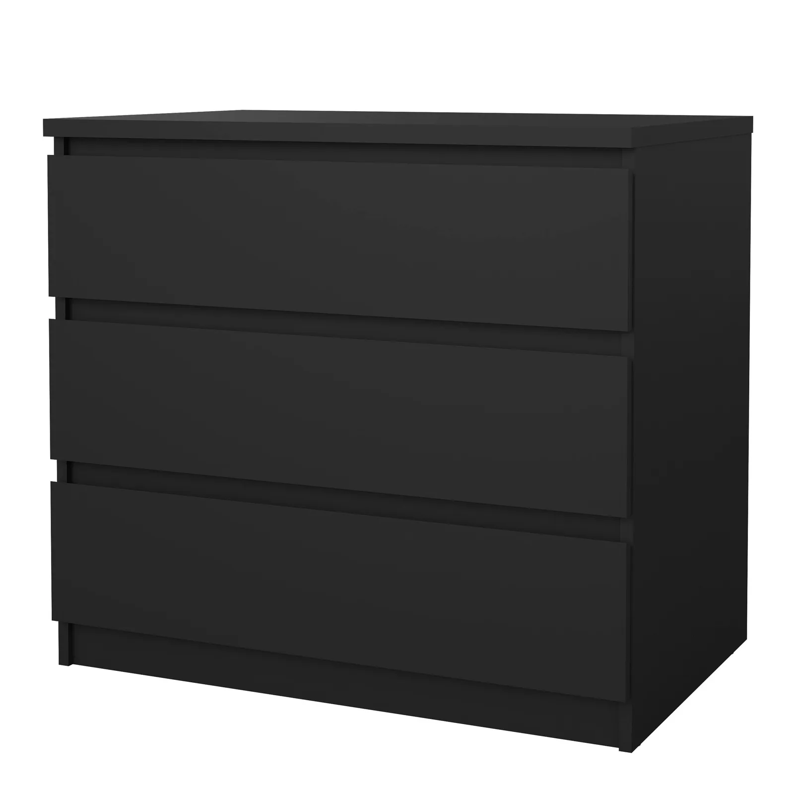 Furniture To Go Naia Chest of 3 Drawers in Black 3
