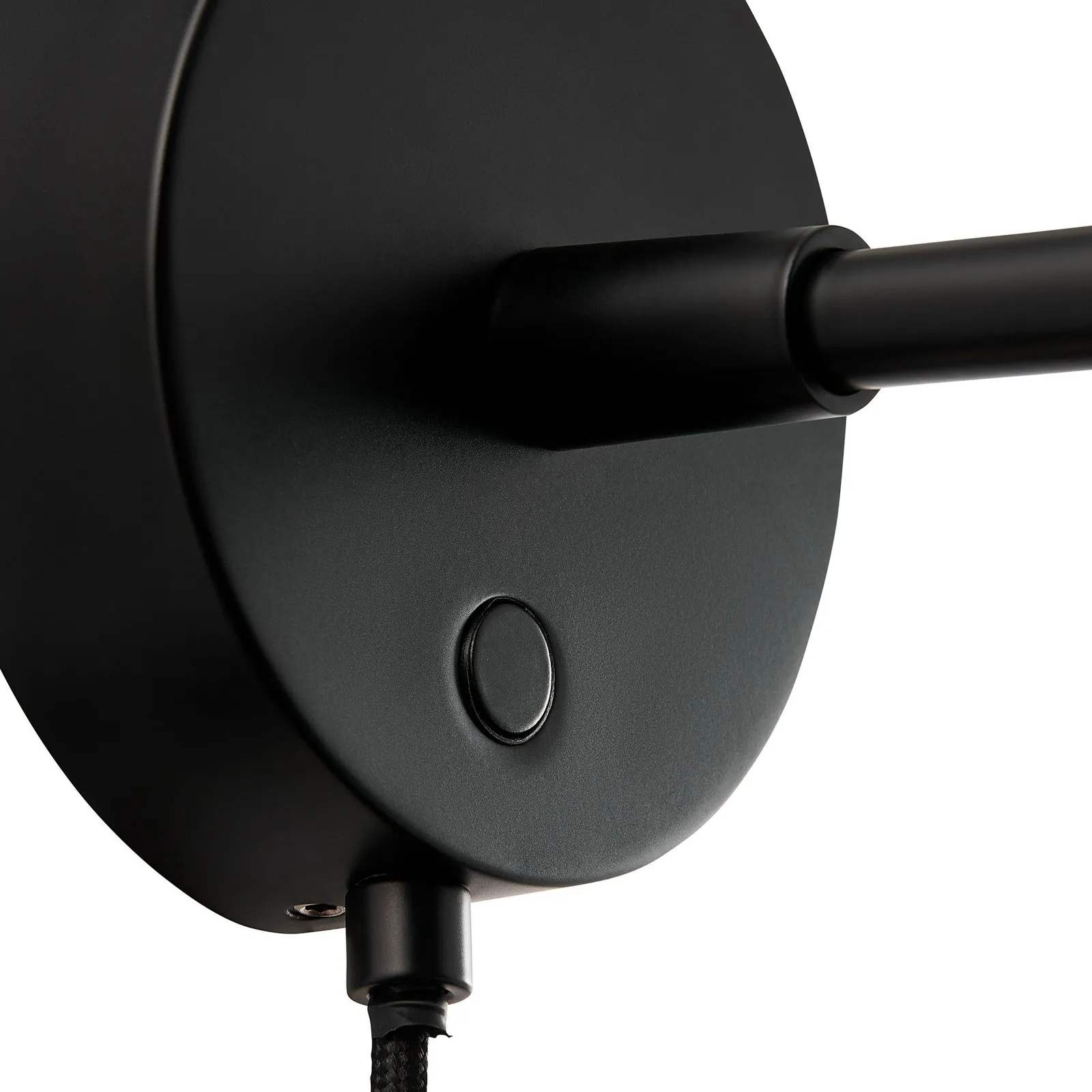 Nordlux Darci Wall Light Black Metal Kitchen E14 Switch Plug In/Mains 4