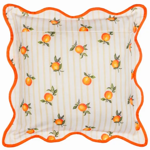 Fruits Oranges Outdoor Square Cushion 5