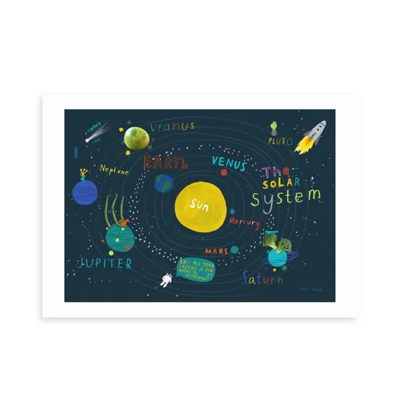 East End Prints Placemat Space Print 2
