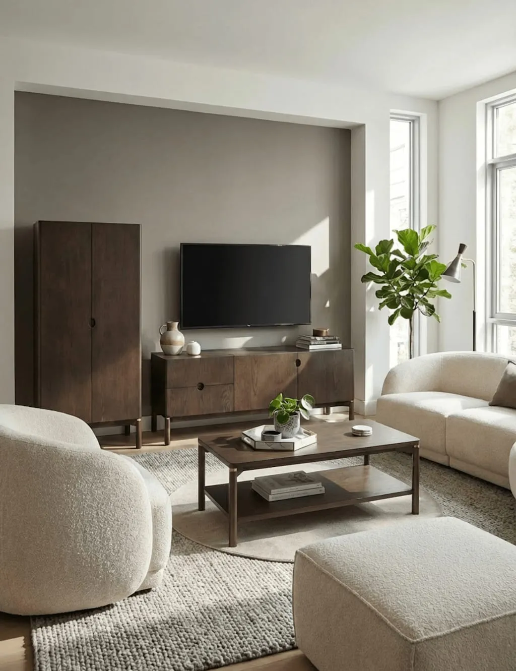 Royalcraft Arka Dark Wood Coffee Table Natural
