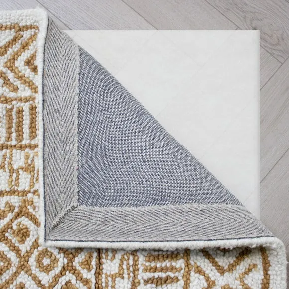 Delphi Border Geometric Wool Rug 3