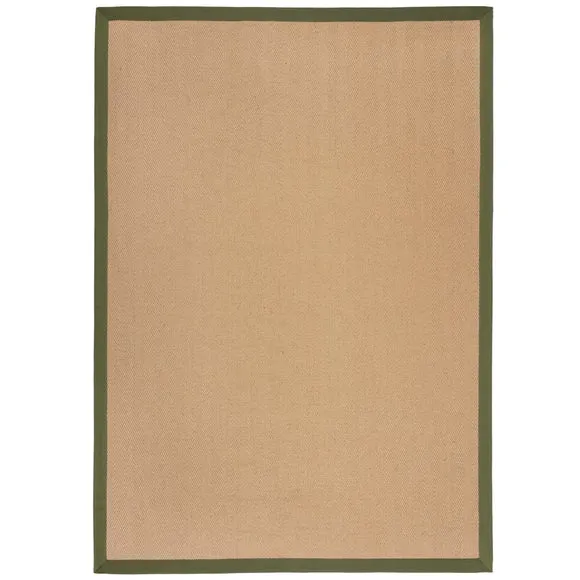 Herringbone Jute Border Rug 2